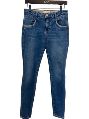 Mos Mosh Naomi Row Mid Rise Skinny Jeans Size 26